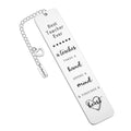 Teacher Appreciation Gifts - Best Teacher Ever Metal Bookmarks For Women & Men - Graduation & End Of Year 2024 Retirement Gifts