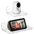 Wall Mount Floating Shelves for 2 Pcs Security Baby Camera Shelf Mini Speaker Other Small Items in Bedroom Bathroom Kitchen Livi