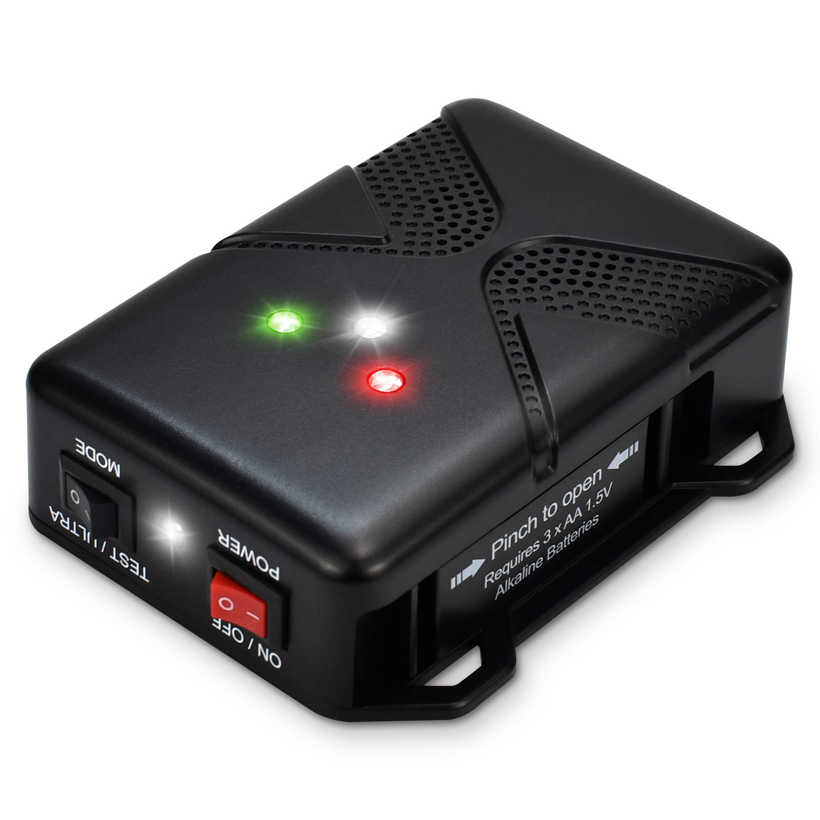 Loraffe Rodent Car Repeller Ultra Sonic Animal Under Hood Repellent Battery Powered Rodent Strobe Light Keep Rat Mice Away From