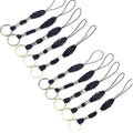 Youowo 10 Pcs Nylon Finger Short Lanyards With Circular Ring Detachable,For Usb Flash Drive Cell Phone Key Ipod Mp3 Mp4 Id Card