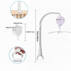 Dwwffer 23 Inch Baby Crib Mobile Bed Bell Holder Arm Bracket,The Claw Part Can Be Adjusted Width,Diy Toy Decoration,Crib Mobile
