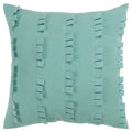 Rizzy Home Donny Osmond Stripe 20" X 20" Poly Filled Pillow With Cotton Canvas Cover-Aqua