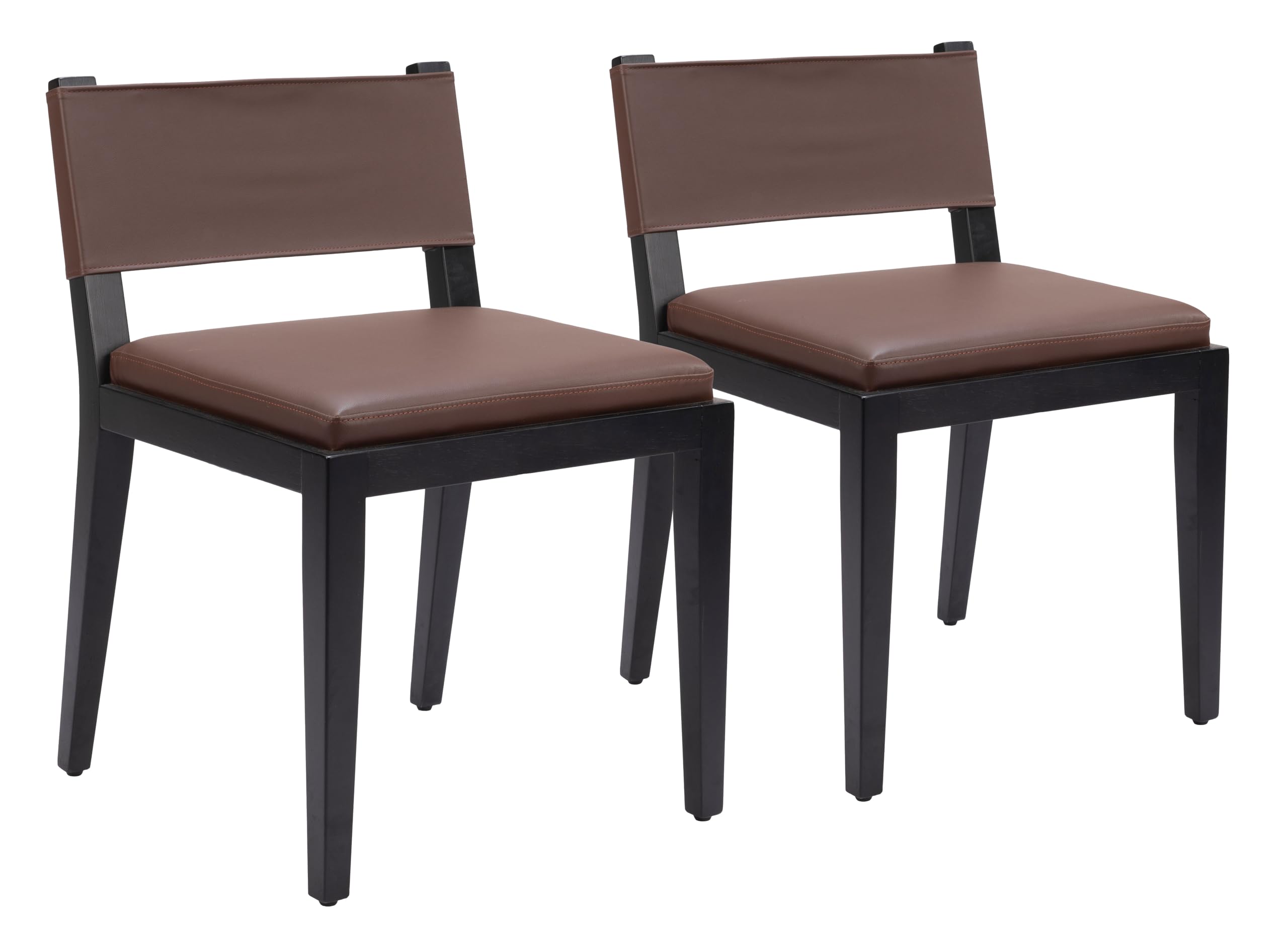Zuo Roxas Dining Chair (Set of 2) Brown