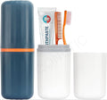 QONETIC Plastic Travel Tooth Brush Holder for Bathroom Square Toothbrush Holder for Travel,Portable Toothbrush Case&Tooth Brush