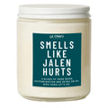 CE Craft Smells Like Jalen Hurts Candle - Football Themed Candle, Gift for Hurts Fan, Gift for Her, Celebrity Prayer Candle, Gif