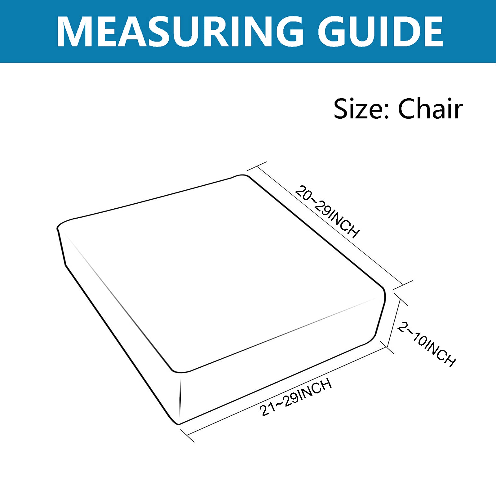 Nc Home Water Repellent Sofa Couch Cushion Covers Sofa Seat Slipcover, Armchair Furniture Protector For Camper, Soft Flexibility