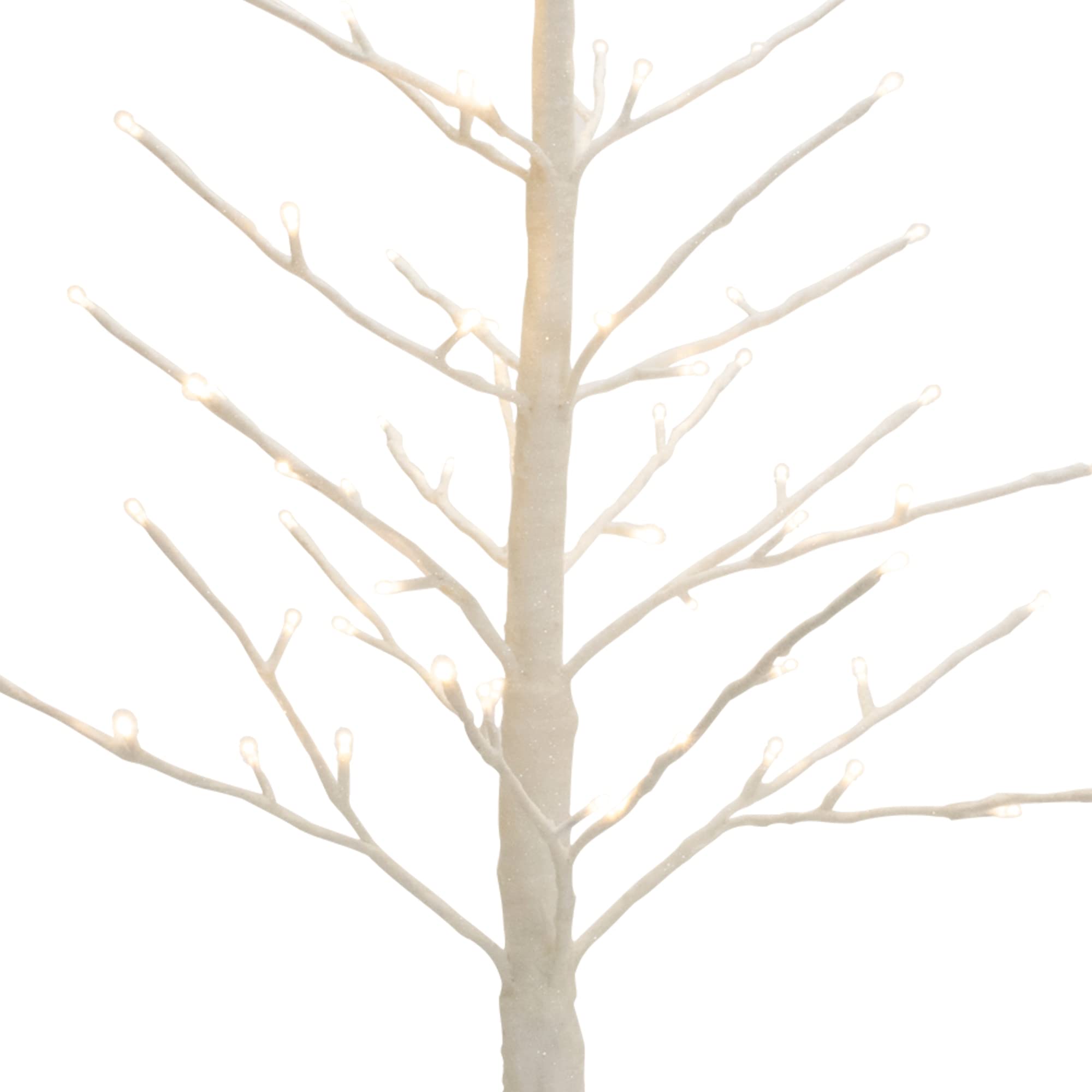 Melrose Paper 78 Led Lights Twig Christmas Tree, 36-Inch Height, White, Holiday Season Decoration