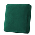 H.Versailtex Velvet Stretch Couch Cushion Cover Plush Cushion Slipcover For Chair Cushion Furniture Protector Seat Cushion For C