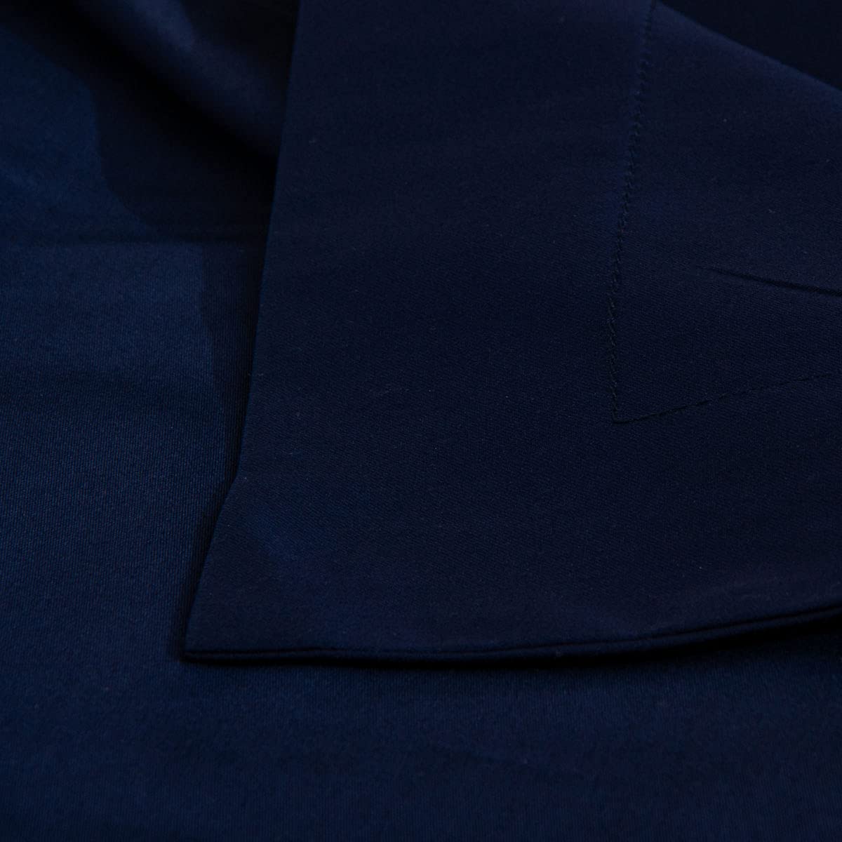 Ntbay 2 Pack 500 Thread Count 100% Egyptian Cotton King Pillow Shams, Super Soft And Breathable Oxford Pillowcases For Bed, 20X36 Inches, Navy Blue