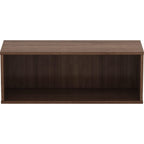 Lorell, Llr90280, Panel System Open Storage Cabinet, 1 Each, Walnut
