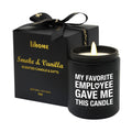Lihome Boss Gifts for Men - Boss Day Gifts, Gifts for Boss, Natural Soy Wax Smoke Vanilla Candle(7oz)