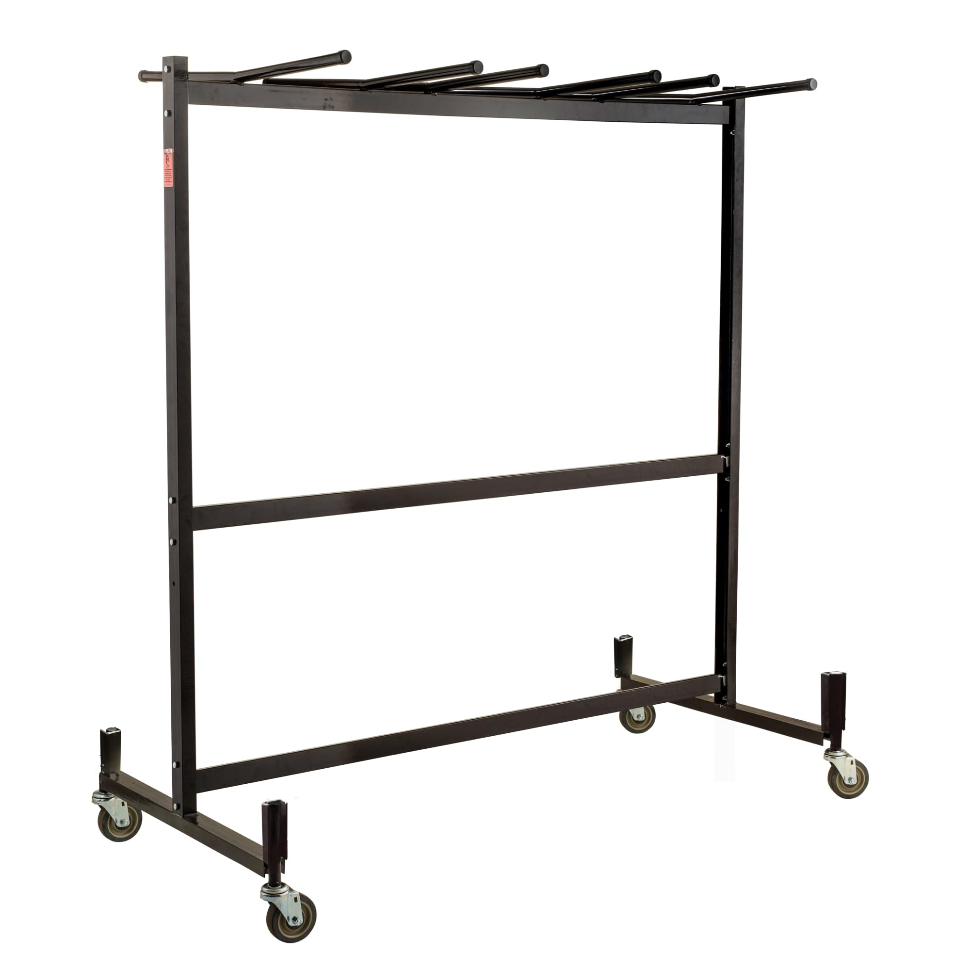 National Public Seating 70 In. Steel Storage Truck In Black