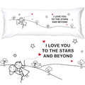 Boldloft Love You To The Stars Body Pillow Cover-Gifts For Couples,Long Distance Relationships Gifts,I Love You Gifts For Him An