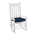 Arden Selections Outdoor Rocking Chair Cushion, 2 Pack, 20 X 18, Rain-Proof, Fade Resistant, Tufted Plush Cushion For Rocking An
