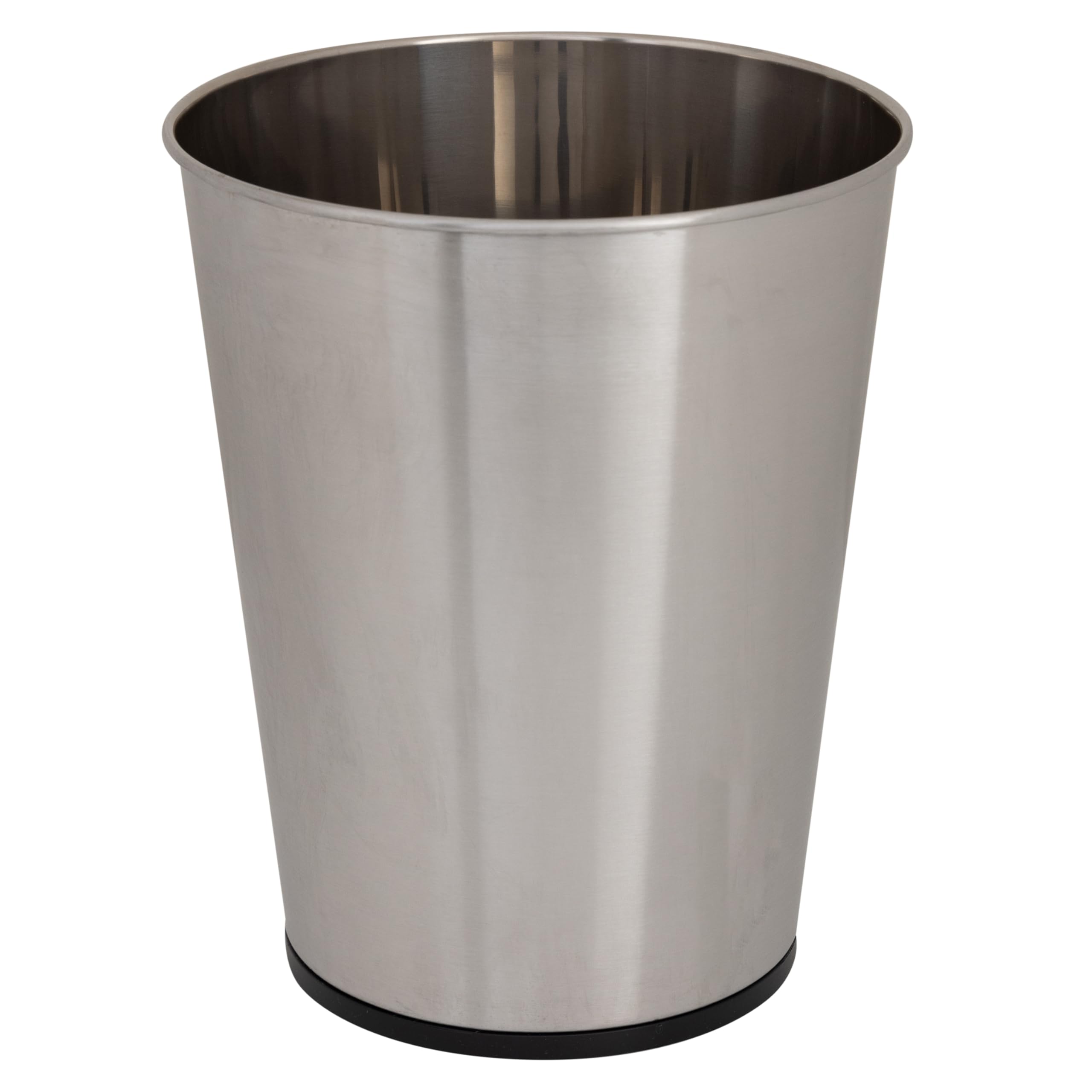 Bath Bliss 5 Liter Small Wastebasket | Round Open Top | Trash Can | Bathroom | Bedroom | Kitchen | Office | Dorm | Disposal Wast