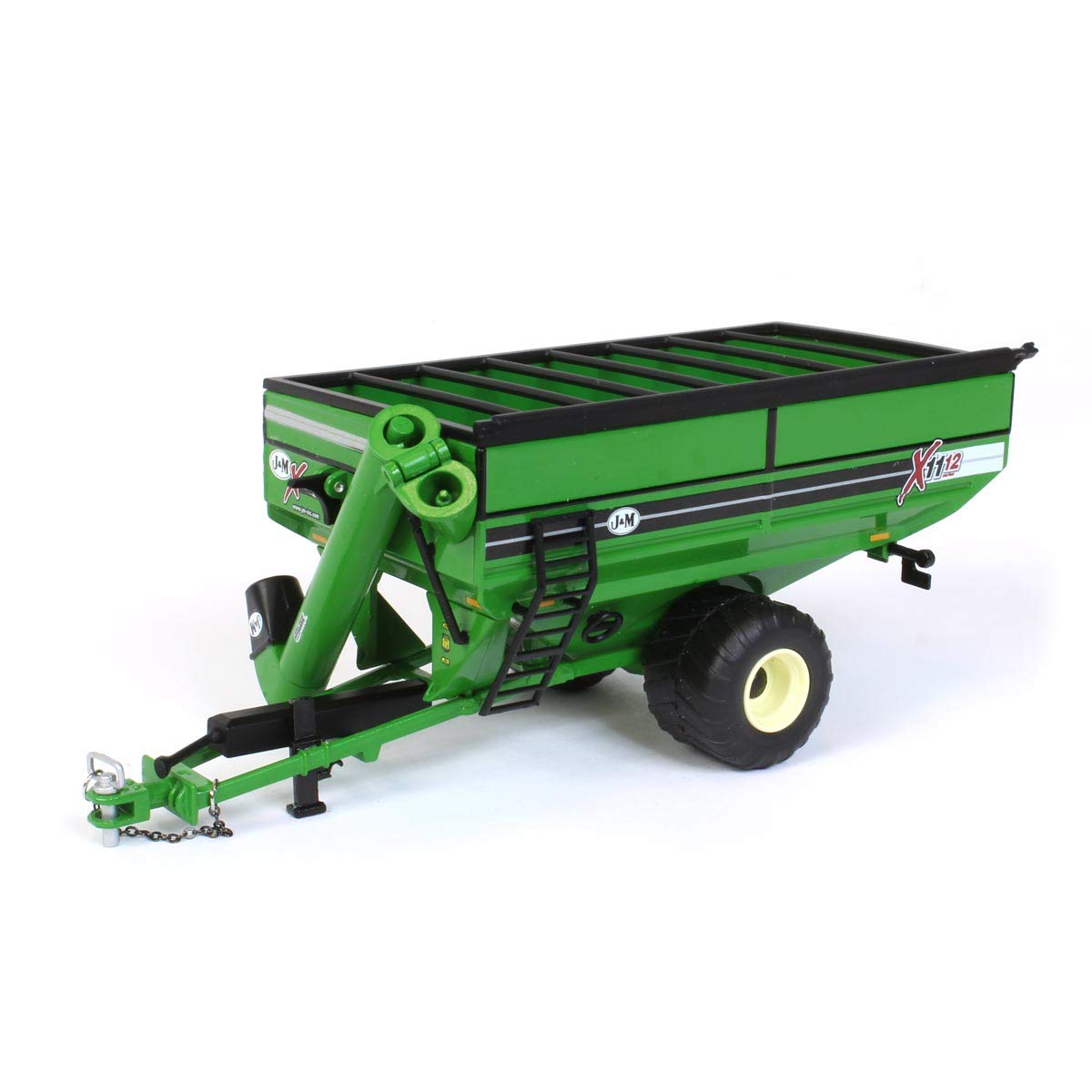 Spec Cast 1/64 High Detail J&M X1112 Green Grain Cart Singles Cust1863