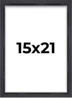 15x21 Shadow Box Frame Contemporary Black | 1'' Depth of Usable Space| Interior Size 15x21 or 21x15 Inches| UV Resistant Acrylic