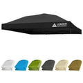 Leader Accessories Replacement Canopy Top Cover For 10 X 10 Straight Leg Pop Up Canopy Tent, Canopy Top Cover Only-Black