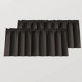Mrs.Naturall Brown Valances for Bathroom Windows Insulated Farmhouse Vintage Rustic Country Valance for Kitchen Living Room Bedr