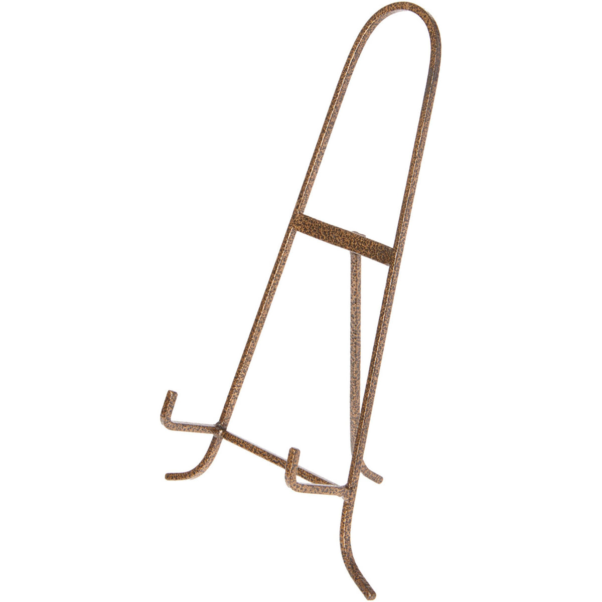 Bard's Antique Gold-toned Wrought Iron Easel, 15'' H x 9.25'' W x 6.5'' D