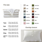 Simple&Opulence French Linen Duvet Cover Set 88'' X 92''- 3 Pieces (1 Comforter Cover,2 Pillowcases)- Natural Flax Cotton Blend-