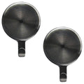 Haute Decor Attract Magnetic Wreath Hanger (Brushed Nickel) - Set of 2 Magnets - for 2 Metal Doors/Surfaces or 1 Single-Pane Gla