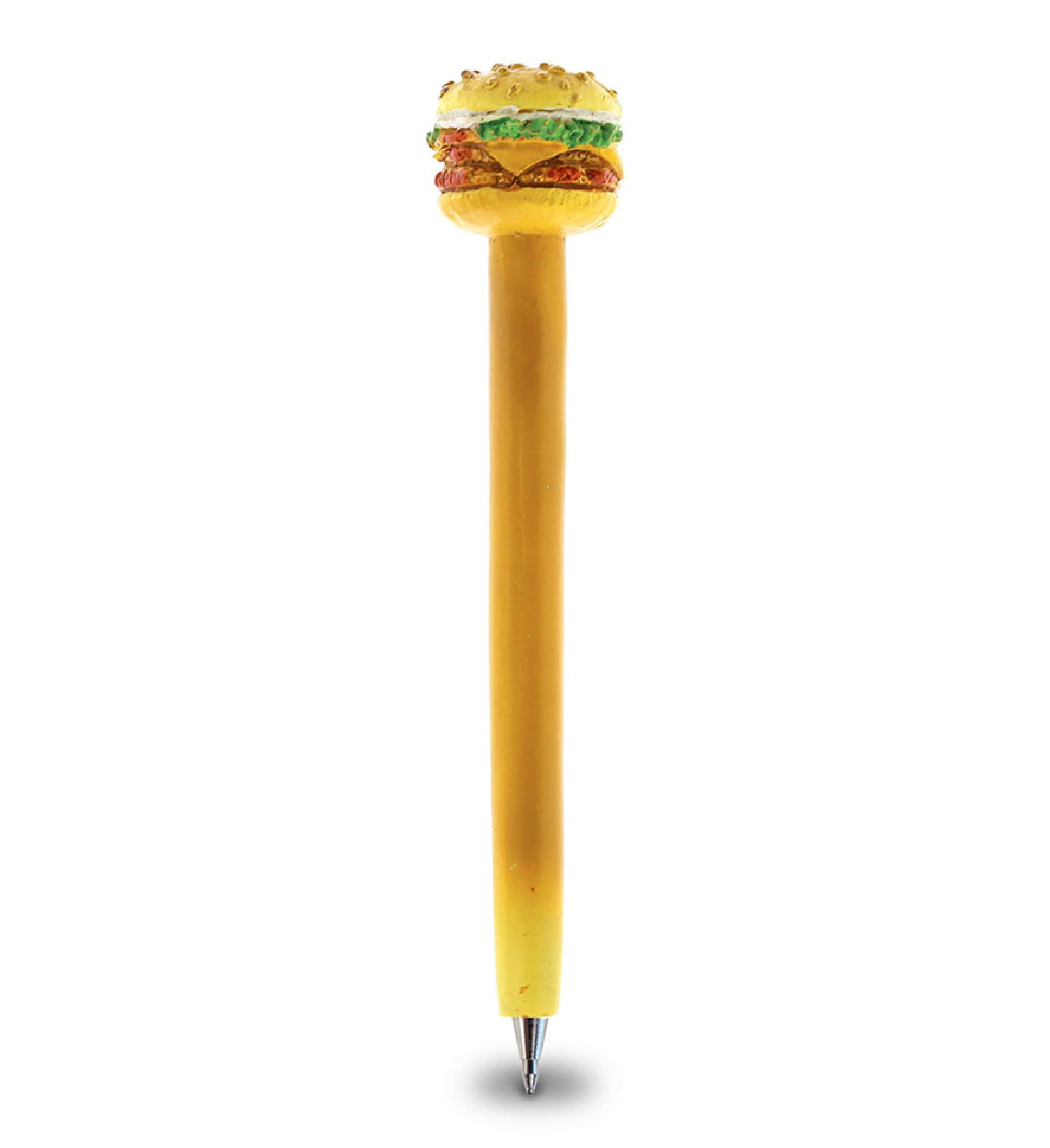 Planet Pens Cheeseburger Novelty Pen - Cute Fun & Unique Kids & Adults Office Supplies Ballpoint Pen Colorful Fast Food Writing