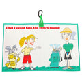 Giggle Golf Waffle Funny Golf Towels for Women (Talk The Entire Round)