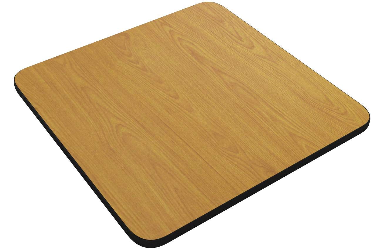 Flash Furniture Glenbrook 30'' Square Table Top with Natural or Walnut Reversible Laminate Top