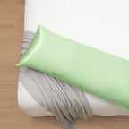 Ersmak Satin Body Pillow Cover, 20X54 Inches Sage Green Ultra Soft Satin Body Pillow Case For Hair And Skin, Silky Slip Cooling