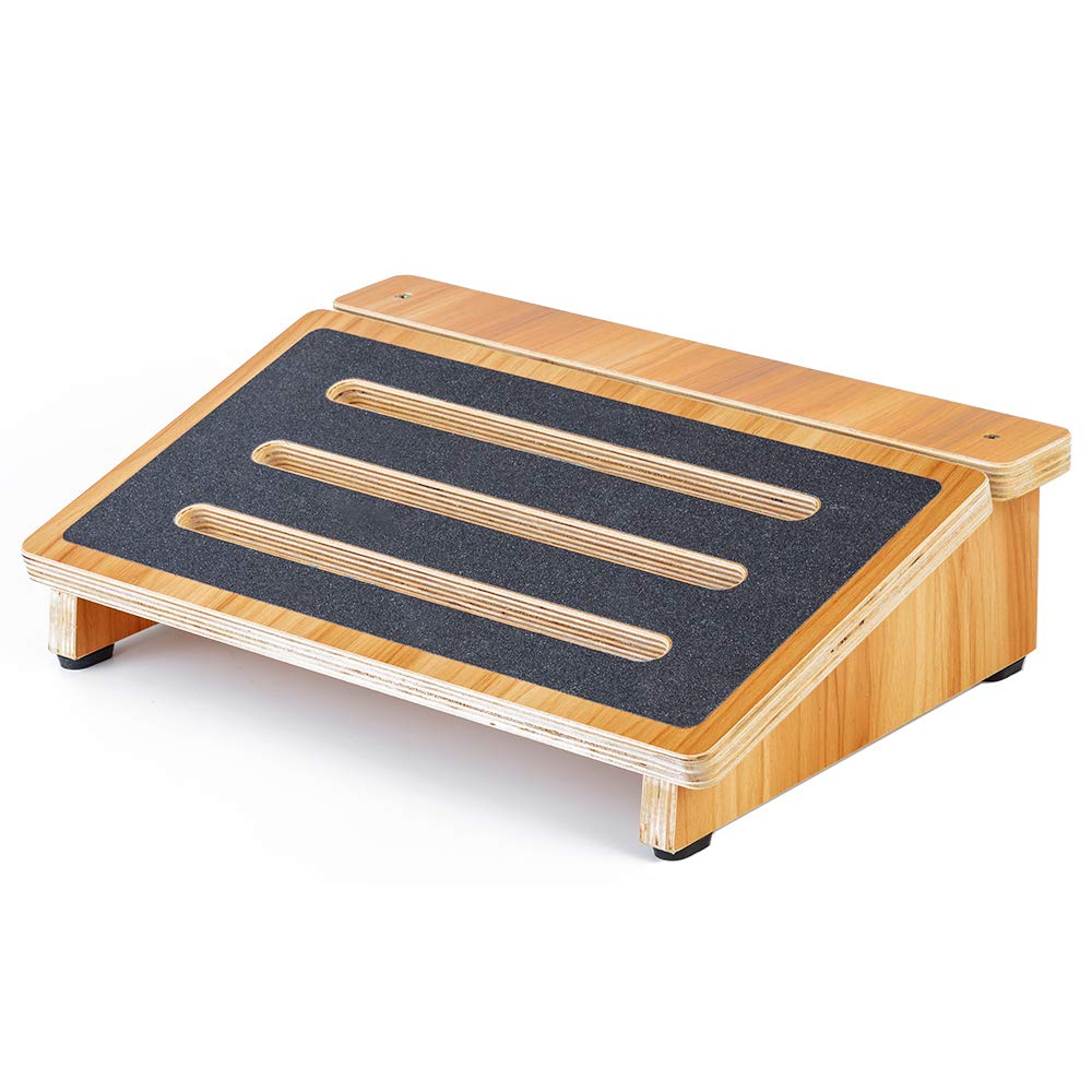 StrongTek Ergonomic Foot Rest Support, Under Desk Footrest, Non-Slip Foot Stool, 4' High, Improve Posture, Reduce Fatigue & Pai