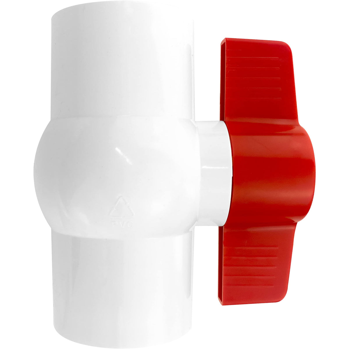 American Built Pro 1 1/2 Pvc Union - Schedule 40 Ball Valve Pvc Fittings - Slip Solvent - T Handle Valve For Residential And Com