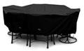 Koverroos Weathermax 77252 Medium Rectangular Dining Set Cover, 94 By 64 By 28-Inch, Black