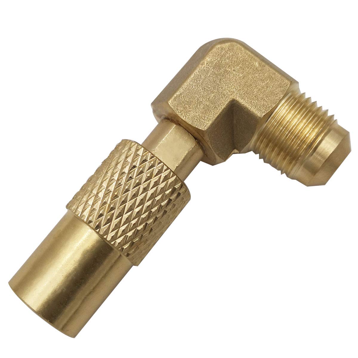 Mensi Propane Elbow Adapter With 3/8' Male Flare Connect Propane Extension Hose For Blackstone 17Inch And 22 Inch Tabletop Camp