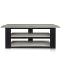 FURINNO Parsons 42-in TV Entertainment Center, French Oak Grey