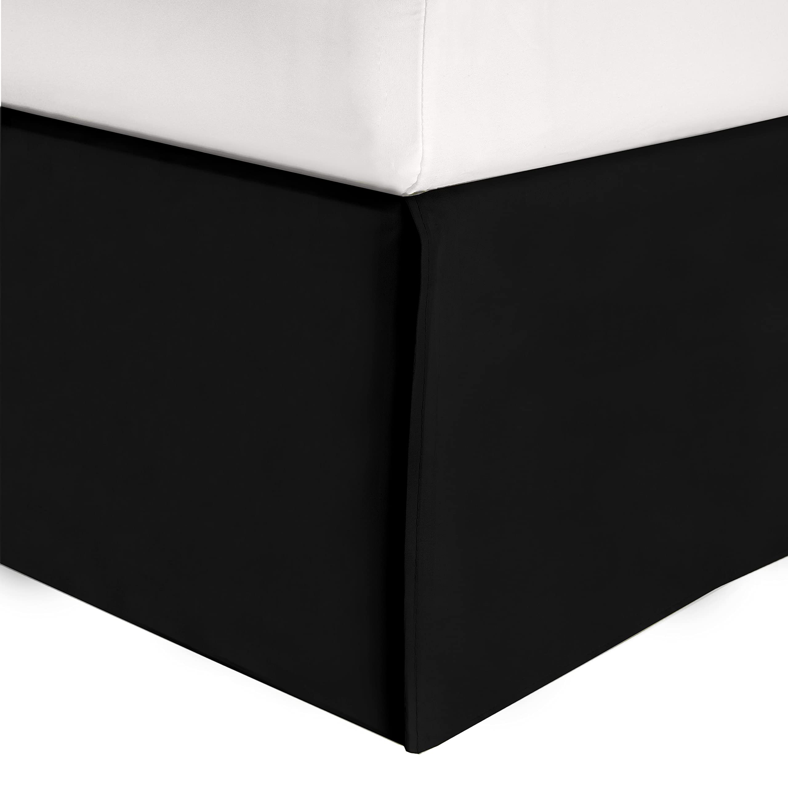 Elegant Comfort 1-Piece Solid Bed Skirt, 1500 Thread Count Egyptian Quality, Minimalist Design With A Modern Look- Easy Care, Wr