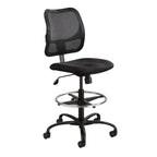 Safco Vue Computer Chair, Heavy Duty Stool, 250 lbs Capacity, Ergonomic Mesh Back, 360 Swivel Seat, 5-Star Base, Black