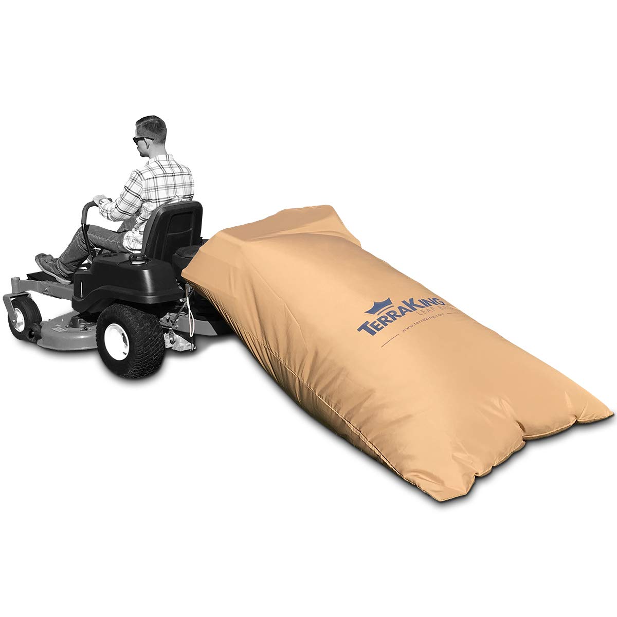 Terraking Leaf Bag Xl- Material Collection Systems - Ride-On Lawnmowers - Heavy Duty Material - Nylon Bottom - Fast & Easy Leaf