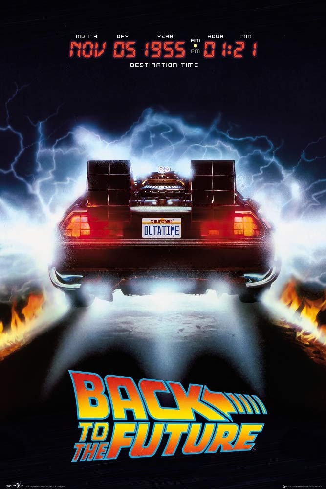 POSTER STOP ONLINE Back To The Future - Movie Poster (DeLorean - Destination Nov 05 1955) (Size 24 x 36)