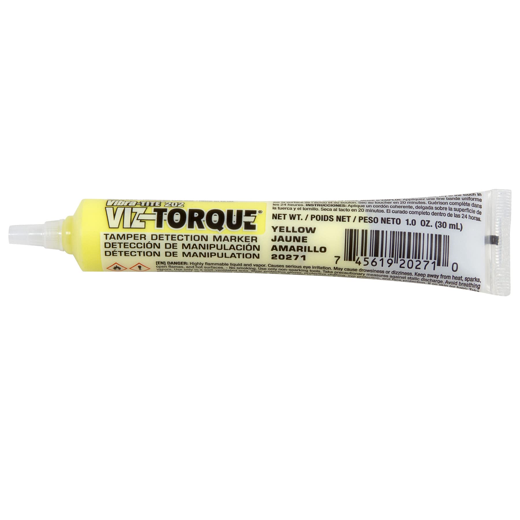 Vibra-Tite Viz-Torque Tamper Detection Marker Yellow (20271)