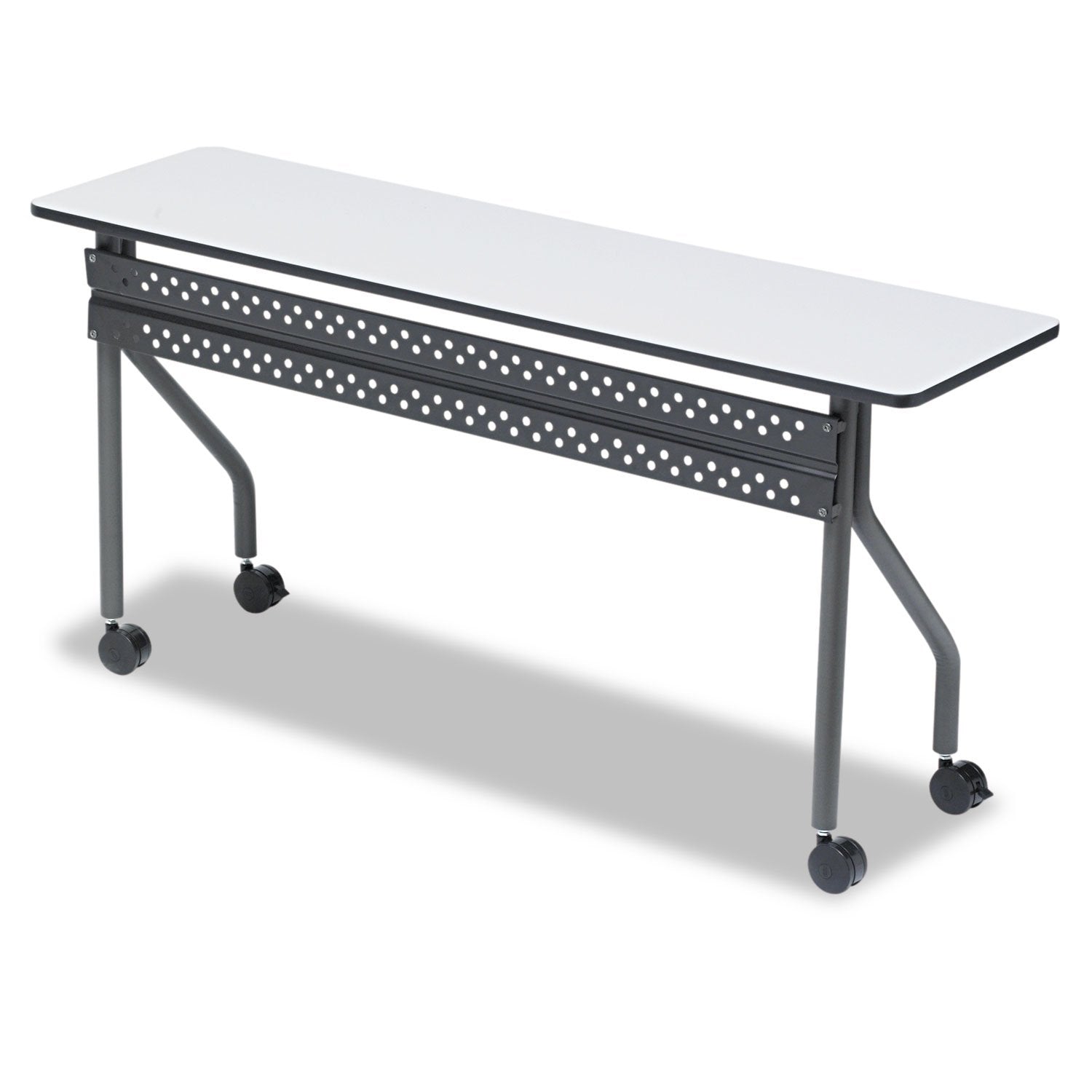 Iceberg 68057 Officeworks Mobile Training Table, 60W X 18D X 29H, Gray/Charcoal