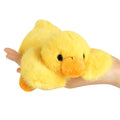 Peach Cat Duck Plush 7.8' Cute Duck Stuffed Animals Small Plushies Toy Pillow Gifts For Kids Yellow