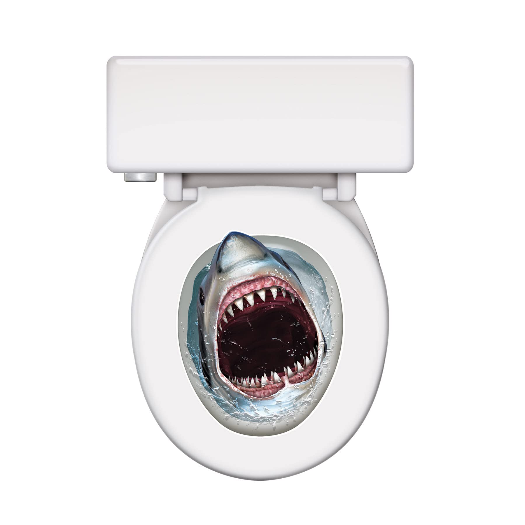 Shark Toilet Topper Peel N Place Pack Of 3