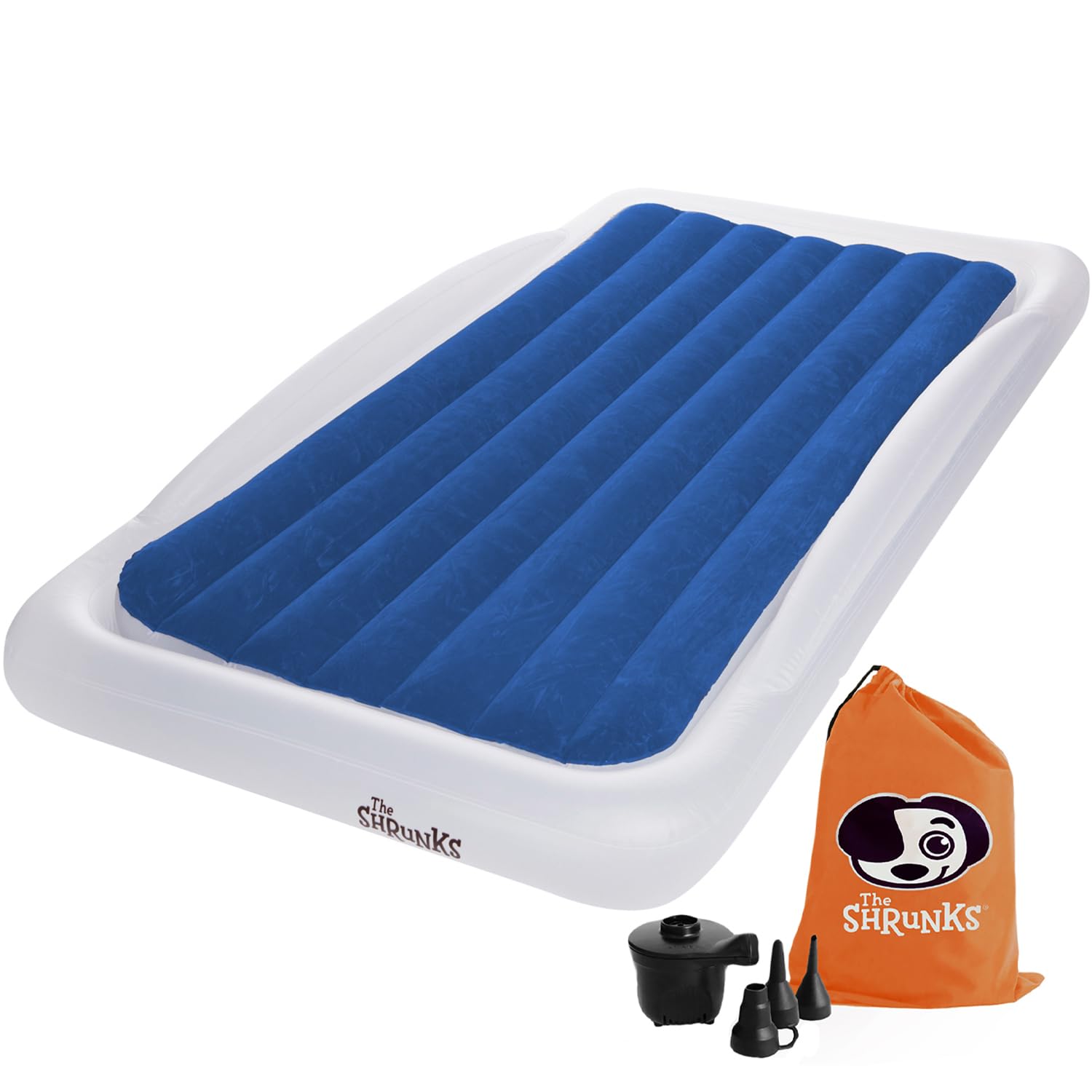 The Shrunks Twin Air Mattress Travel Bed For Kids And Adults With Pump Portable Inflatable Mattress Blow Up Air Bed For Travel,
