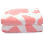 Cute Fleece Blanket Pink Strawberry Soft Throw Blanket Lavenderblush Girls Blanket Lightpink Gifts Decor For Kids Women Teenage