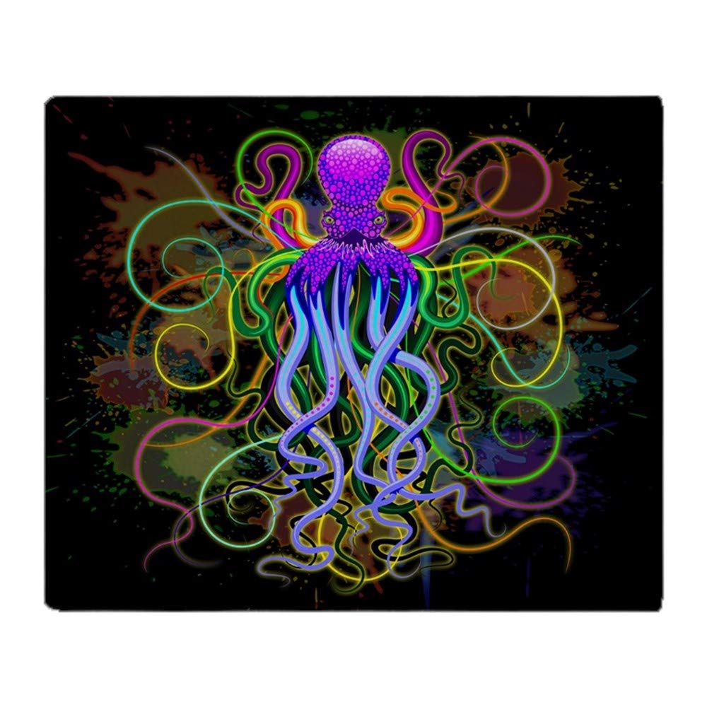 Cafepress Octopus Psychedelic Luminescence Throw Blanket Super Soft Fleece Plush Throw Blanket, 60'X50'