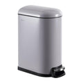 happimess Roland Mini 2.6 Gal Step Trash Can SoftClose, Gloss Gray