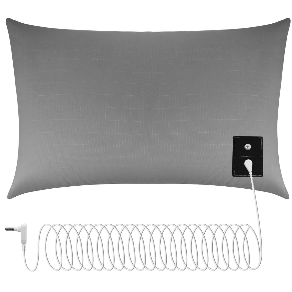 Grounding Pillowcase King, 20* 36In Grounding Pillowcase With 10% Silver Fiber, Grounding Pillowcover For Better Sleep Reduce St