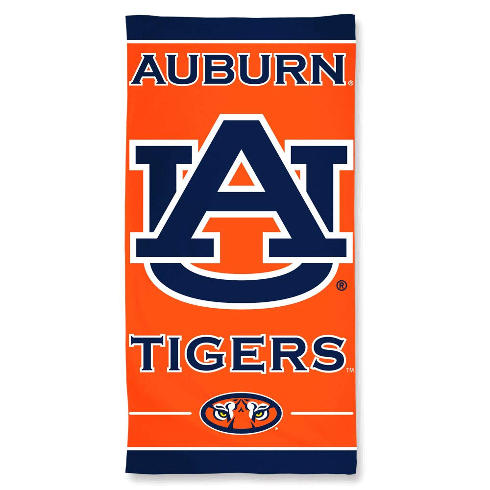 WinCraft NCAA Auburn University A1860115 Fiber Beach Towel, 9 lb/30 x 60