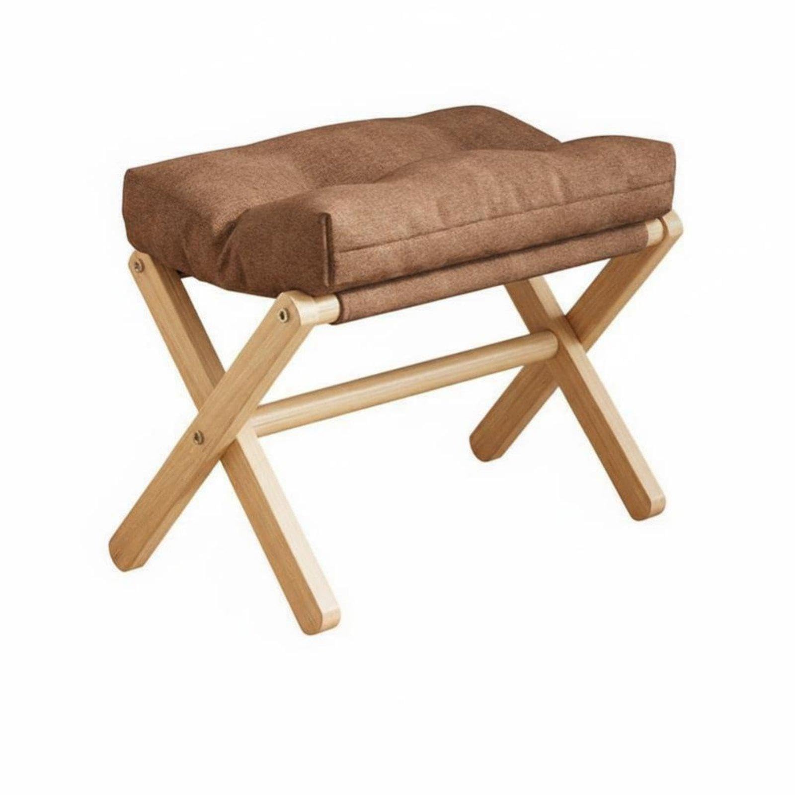 Heavenglow Folding Padded Footrest Foldable Design Footstool SpaceSaving Foot Stool For People With Sedentary Habits, Adults, H